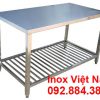 Bàn sơ chế inox. bàn inox sơ chế thực phẩm.
