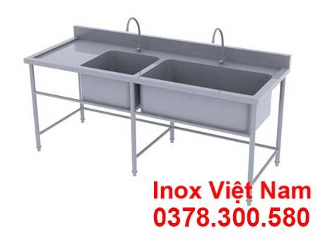 Chậu rửa đôi hộc lớn nhỏ