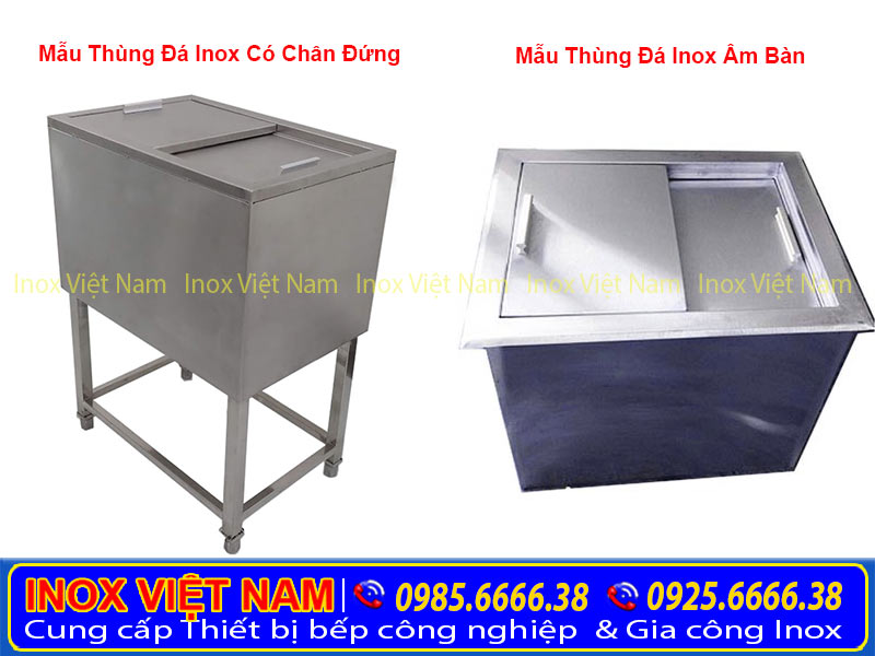 Thùng đá inox giá rẻ