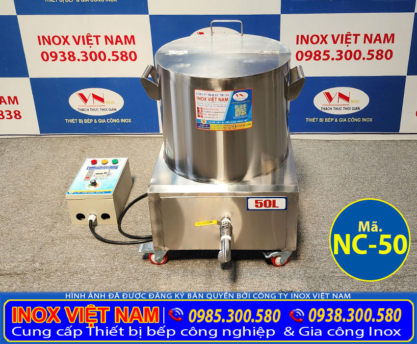 Nồi nấu cháo bằng điện 50 lít giá tốt tại Inox Việt Nam chính là trợ thủ đắc lực cho mọi nhà hàng hiện nay