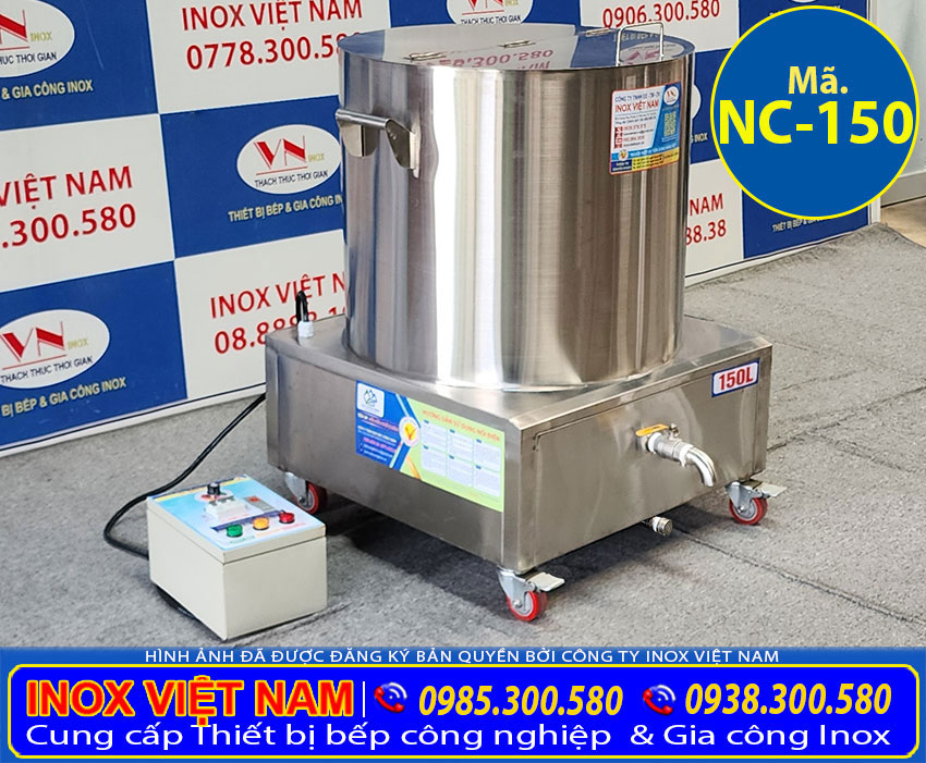 mua nồi nấu cháo công nghiệp bằng điện giá tốt chất lượng. Nồi nấu cháo bằng điện 150 lít giá tốt NC-150