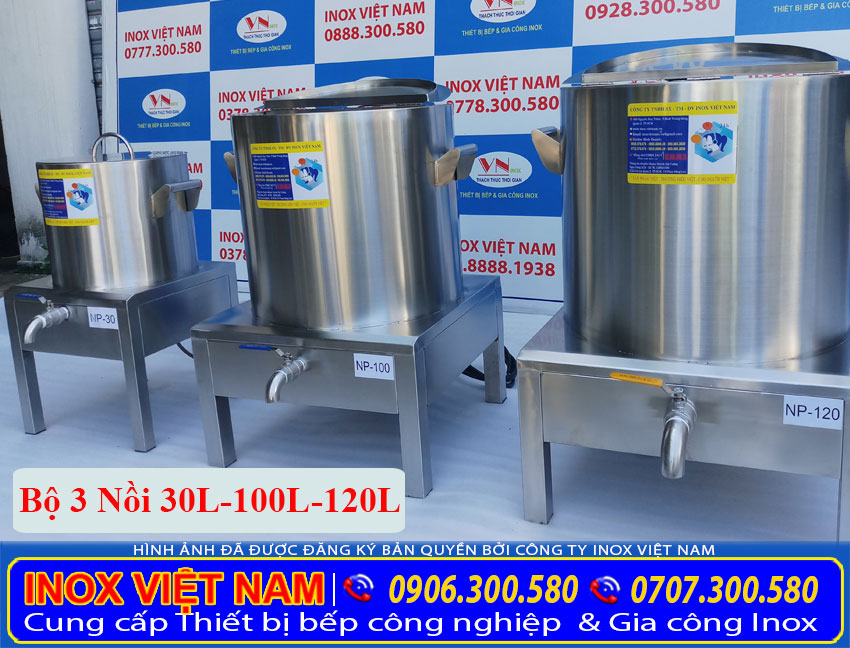 Báo giá tư vấn và gia công sản xuất bộ nồi điện nấu phở 30 lít 100 lít và 120 lít hoặc liên hệ về chúng tôi Inox Việt Nam sẽ sản xuất theo yêu cầu của quý khách.