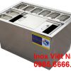 Thùng đá inox có khay topping giá tốt.