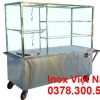 Xe bán phở hủ tiếu có nồi nấu nước lèo 60 lít bằng điện giá xưởng.