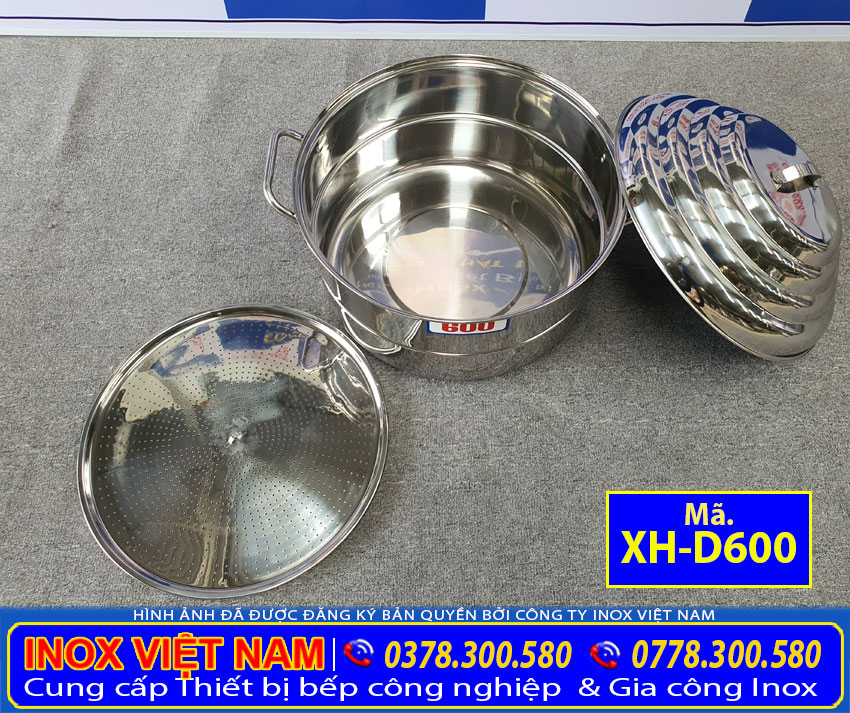 xửng hấp inox XH-D600