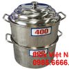 Nồi Hấp Inox Sử Sụng Bếp Gas NH-D400