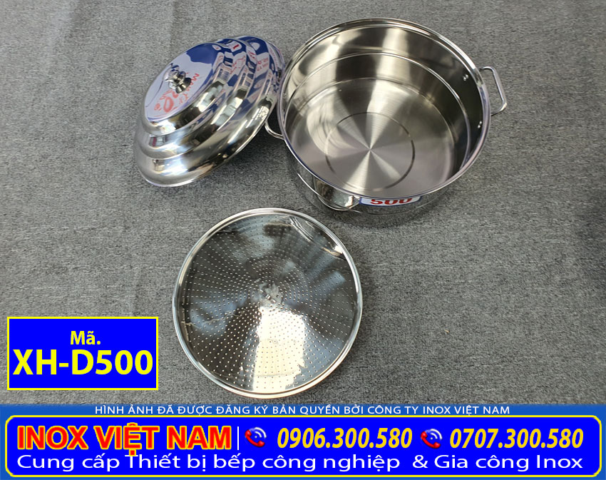 xửng hấp inox XH-D500