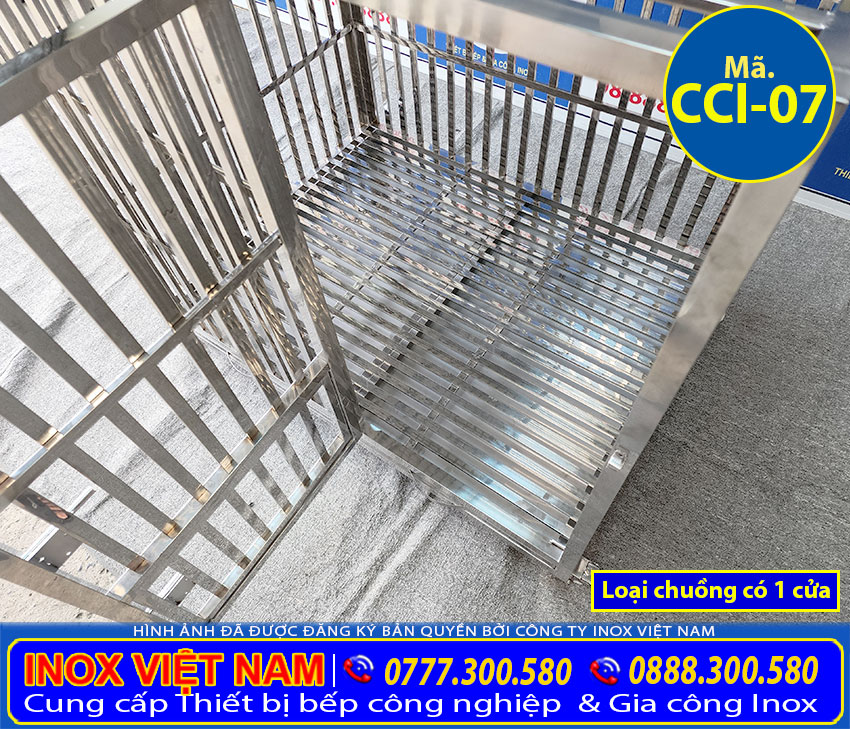 Chuồng lồng inox nuôi nhốt cho mèo