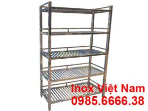 Báo giá kệ để lò vi sóng 3 tầng inox 304 - Bếp Inox Việt Nam
