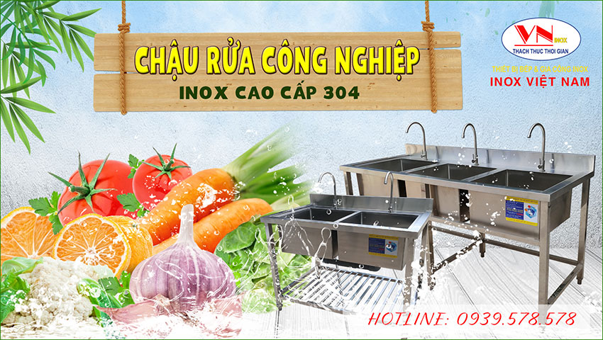 Inox Việt Nam top địa chỉ bán chậu rửa inox 304 công nghiệp uy tín giá tốt chất lượng với nhiều mẫu mã phục vụ cho khách hàng trên toàn quốc hiện nay