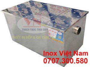 Hố Inox Tách Lọc Dầu Mỡ Rác Thải Lắp Âm Sàn 800L BM-A800