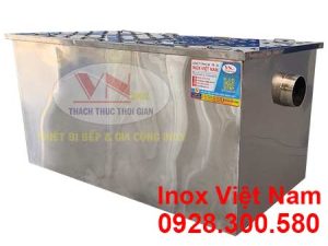 Hố Inox Âm Sàn Lọc Mỡ Và Rác Thải 750 Lít BM-A750