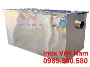 Hộp Inox Lọc Mỡ Rác Thải Nhà Hàng Lắp Âm Sàn 850 Lít BM-A850