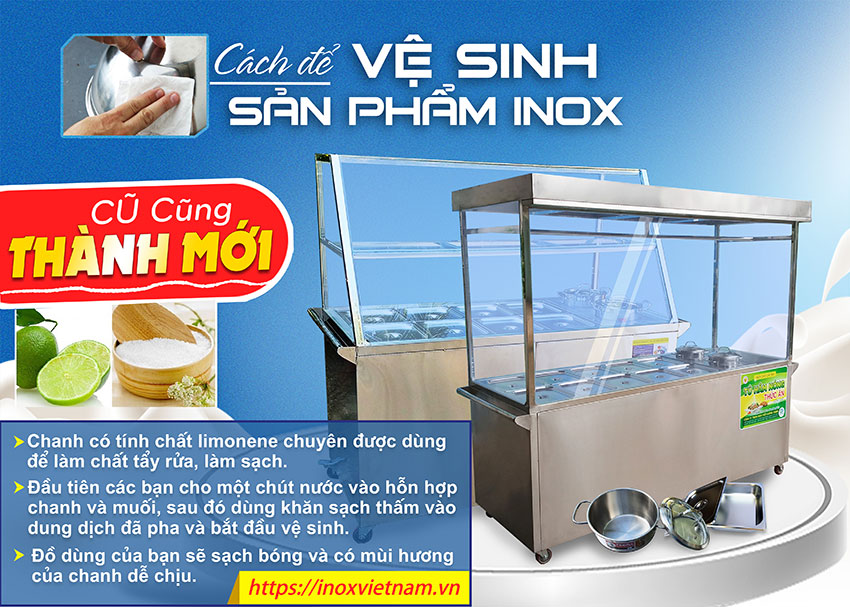 Cách vệ sinh tủ hâm nóng thức ăn cho ai chưa biết ạ