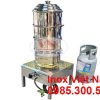 Combo Nồi Xửng Hấp Inox 304 Size 400 Có 3 Tầng Kèm Bếp Gas NH-D400-3T/BG