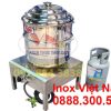 Combo Nồi Xửng Hấp Inox 304 Size 500 Có 1 Tầng Kèm Bếp Gas NH-D500-1T/BG